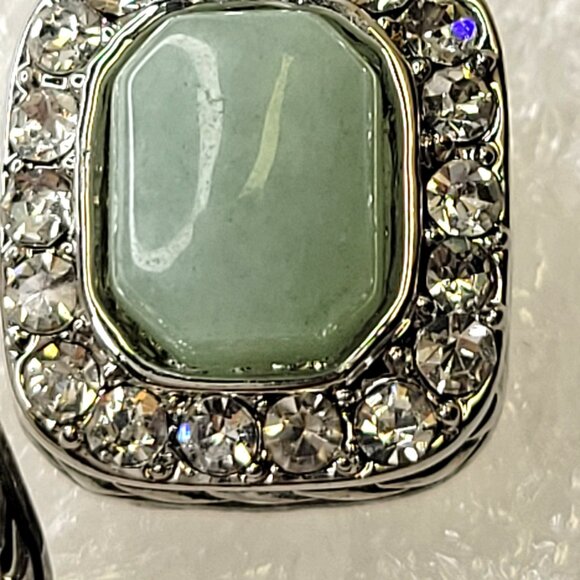 Mini Jade Green Earrings - Picture 12 of 14